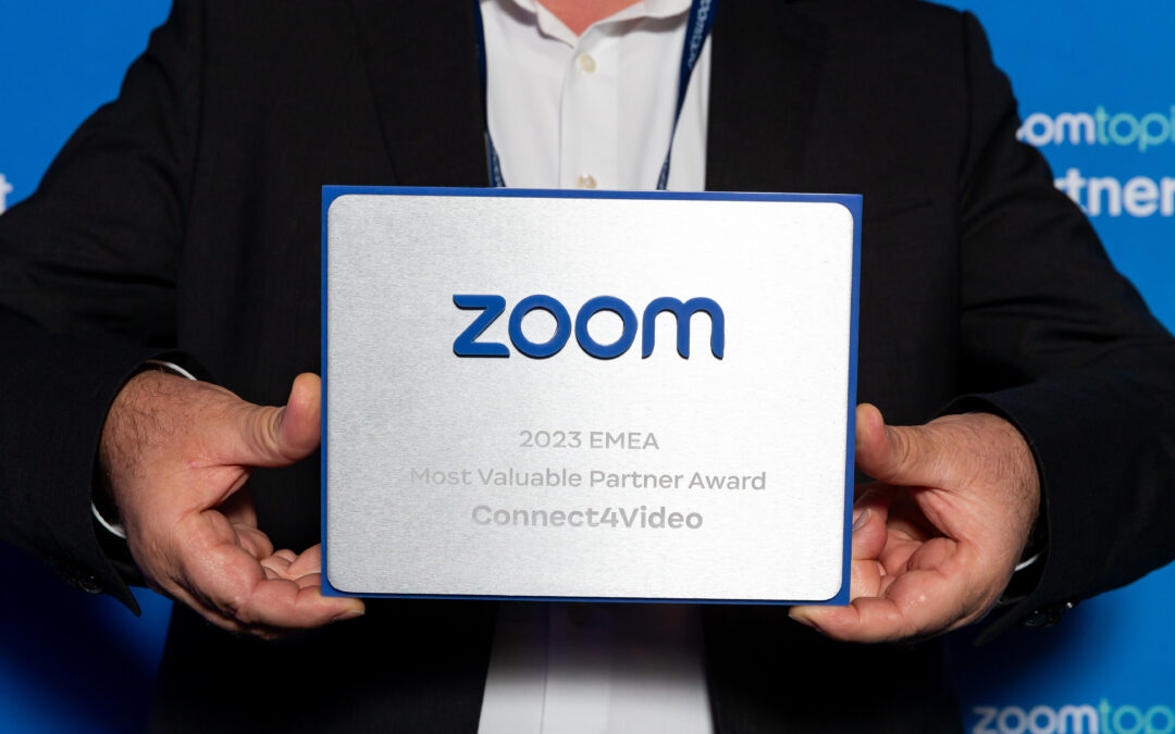 Connect4Video Partenaire le plus précieux de Zoom pour 2023 EMEA
